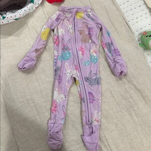 Little Sleepies Purple Bunny Zippy